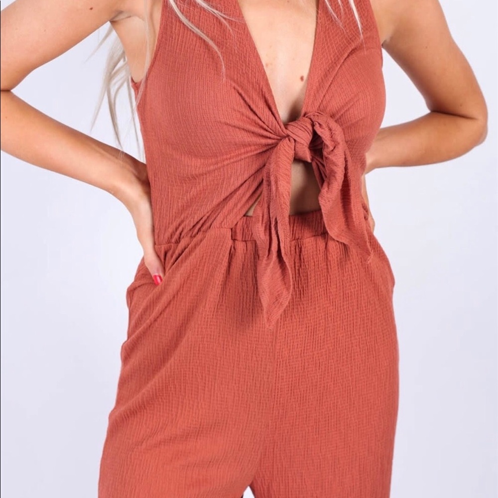 Rust Colored Jumpsuit